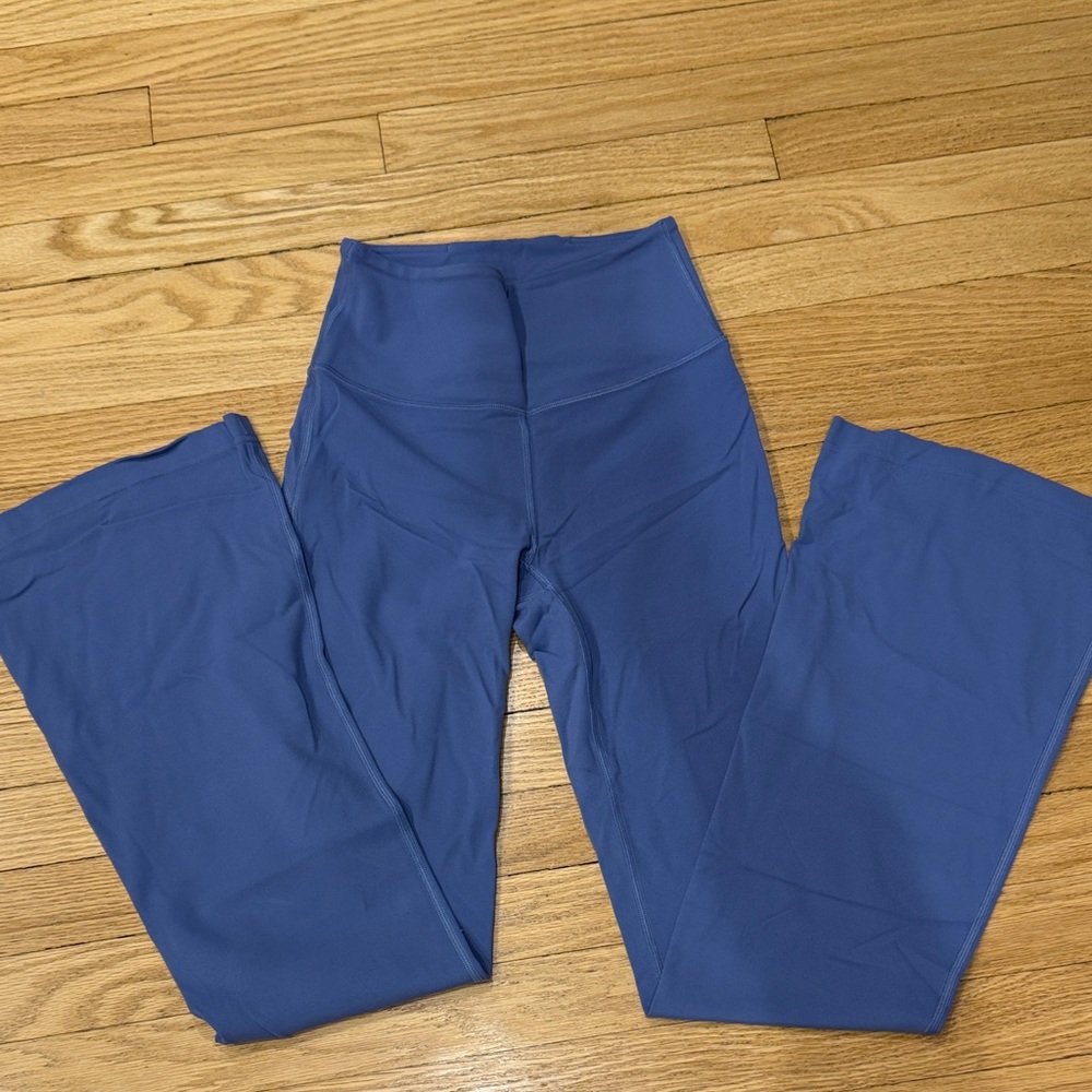 Light Blue Flare Leggings